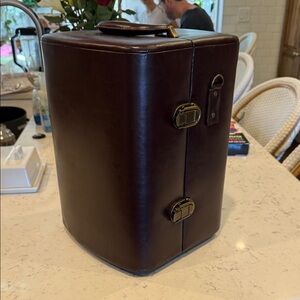 Martini Drink Travel Case Set Up Shaker